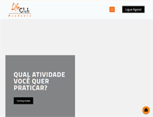 Tablet Screenshot of lifeclubacademia.com.br